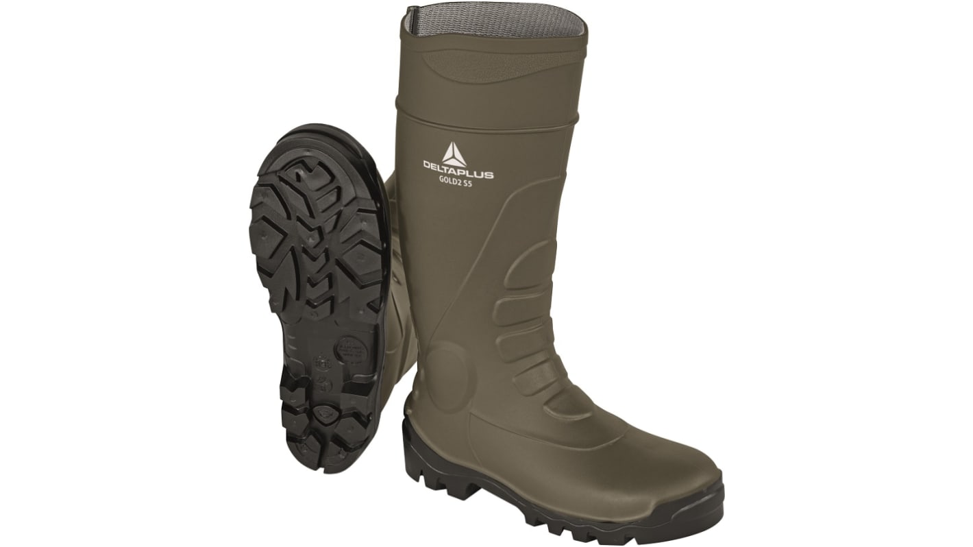 Botas de seguridad Delta Plus, serie GOLD2 S5 SRC de color Negro, talla 39, S5 SRC