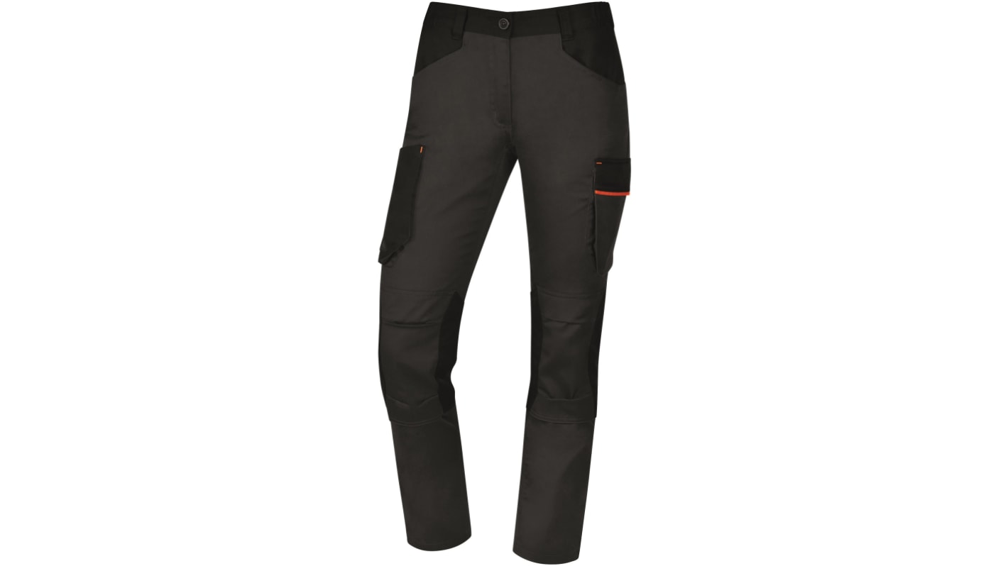 Pantalon de travail Delta Plus MACH 2, 3XL, 3XL Femme, Noir/Vert/Blanc/Jaune en Tissu sergé 63 %, polyester 34 %, coton