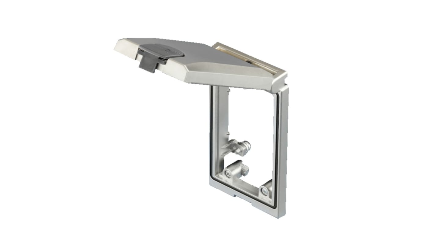 Rittal SZ Series Polycarbonate Mounting Frame For Use With Interfaces And Sockets