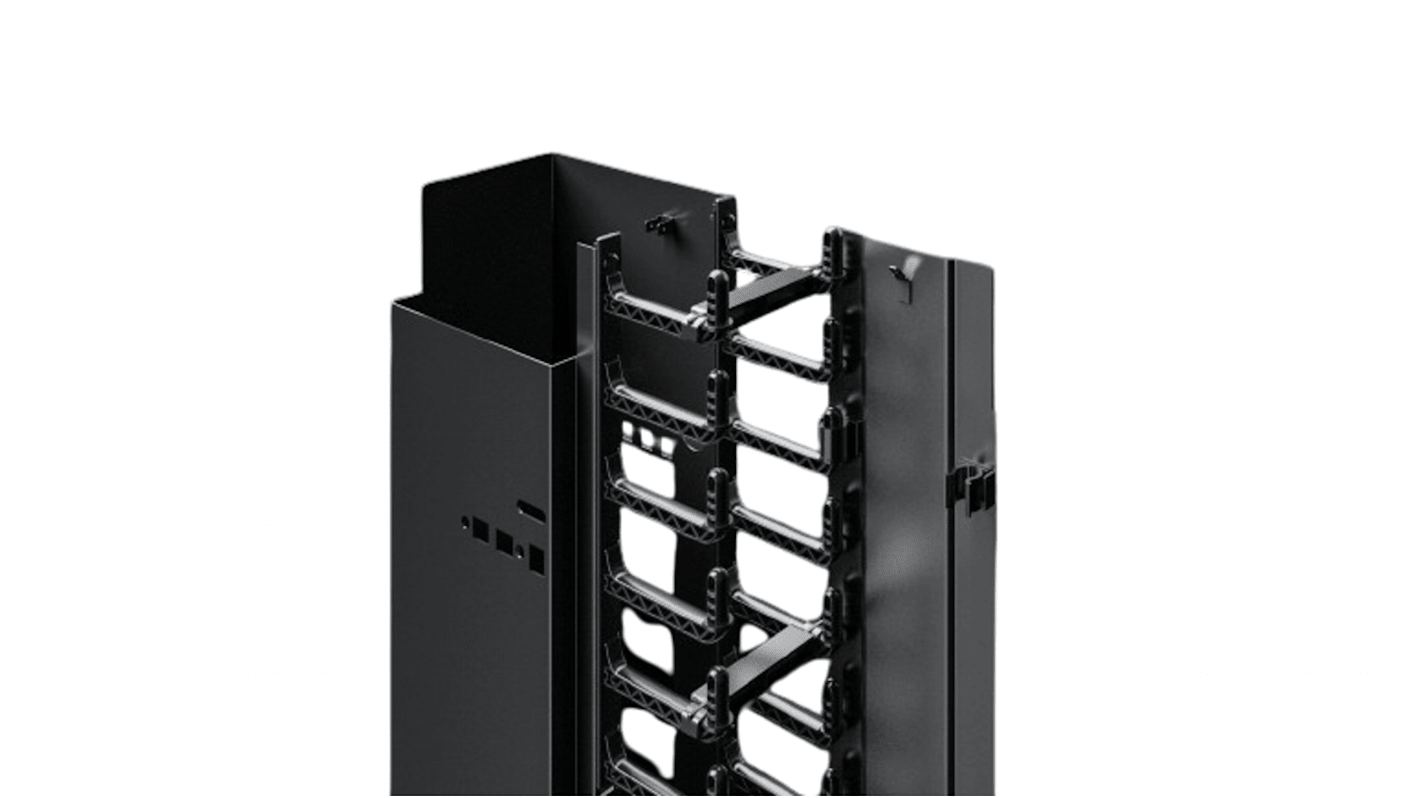 Rittal Sheet Steel Cable Duct for Use with TE 8000 Series, VX IT Series, 099 mm, 109.5 x 314.5 x 2 mm