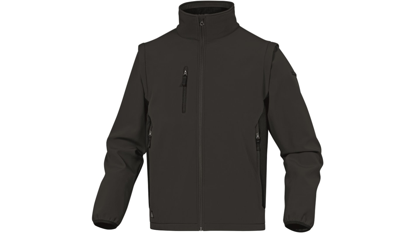 Delta Plus MYSEN2 Herren Softshell Jacke 94 % Polyester / 6 % Elastan Grau/Schwarz, Größe M