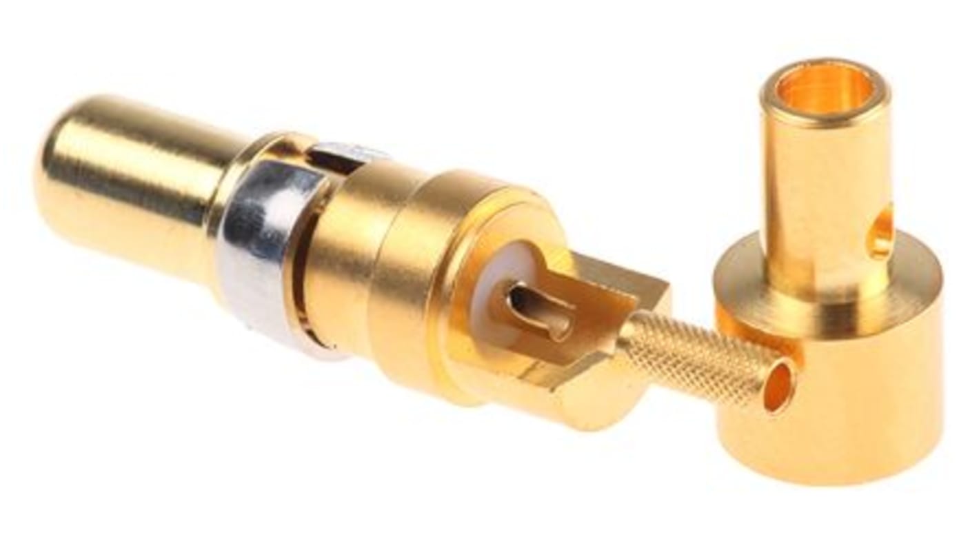 Molex 173112 Sub-D Steckverbinderkontakt, Stecker, Lötanschluss, Kupferlegierung, Gold über Nickel, Koaxial