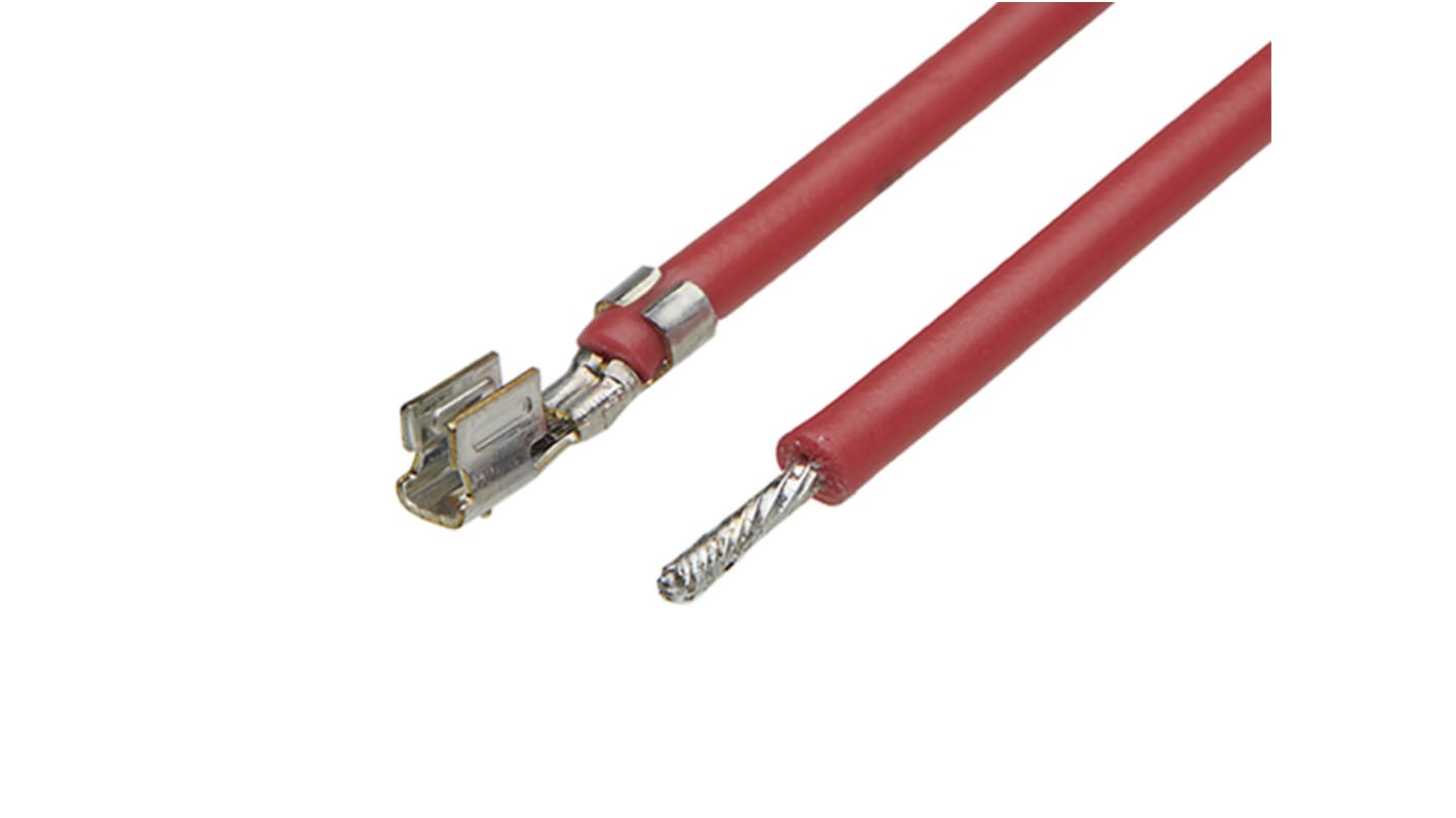 Molex Pre-Crimped Lead, 75mm, 26AWG