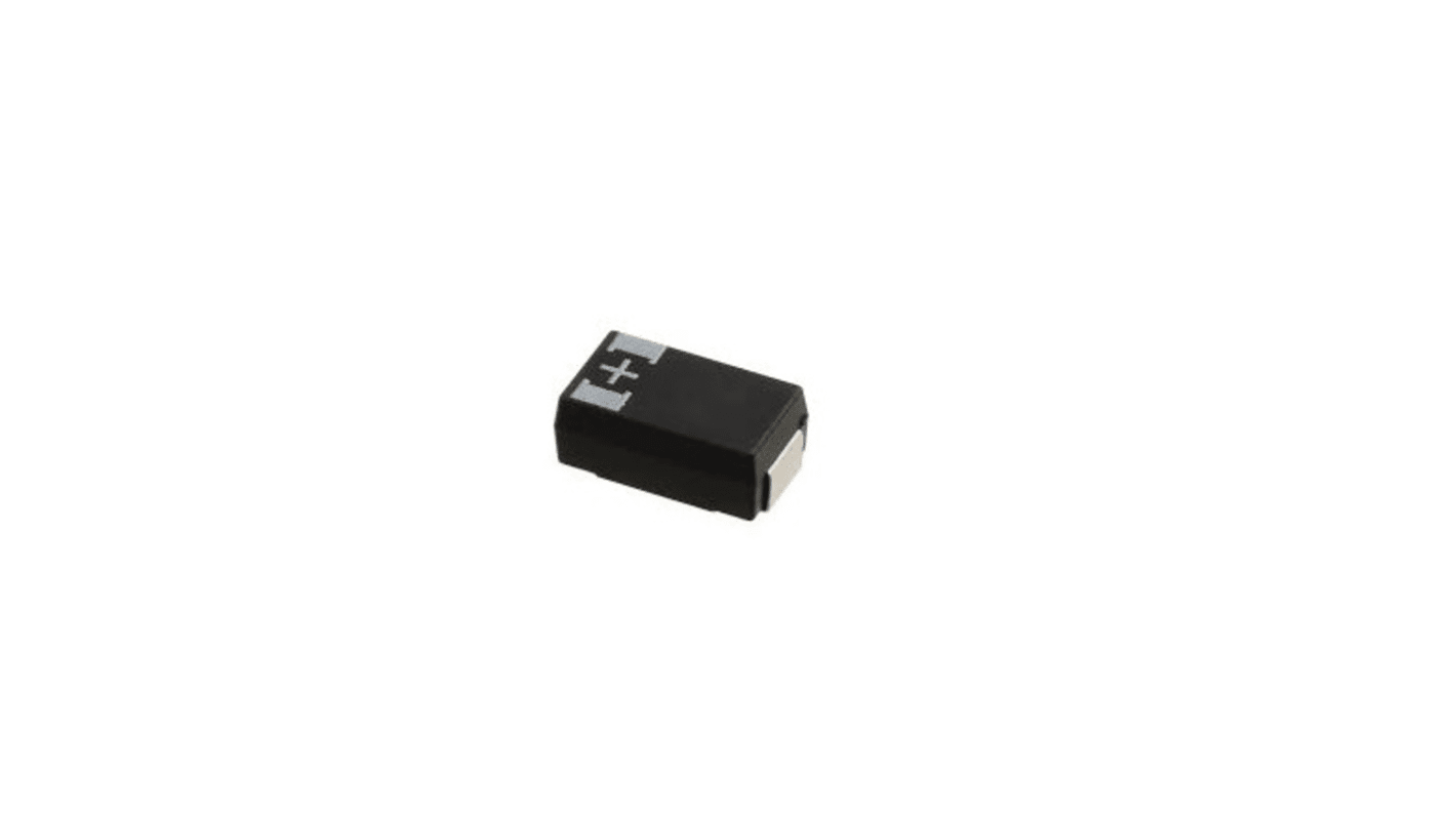 Condensador de tántalo Panasonic 10TPB150MGL, 150μF, ±20%, 10V dc, Montaje en Superficie, Encapsulado D3L Condensadores