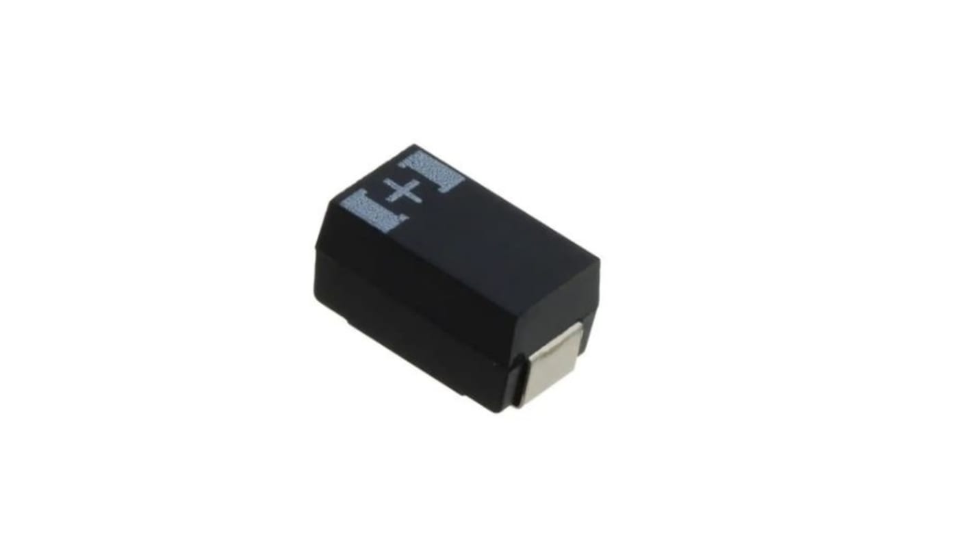 Panasonic 220μF Tantalum Capacitor 6.3V dc, TPF Series