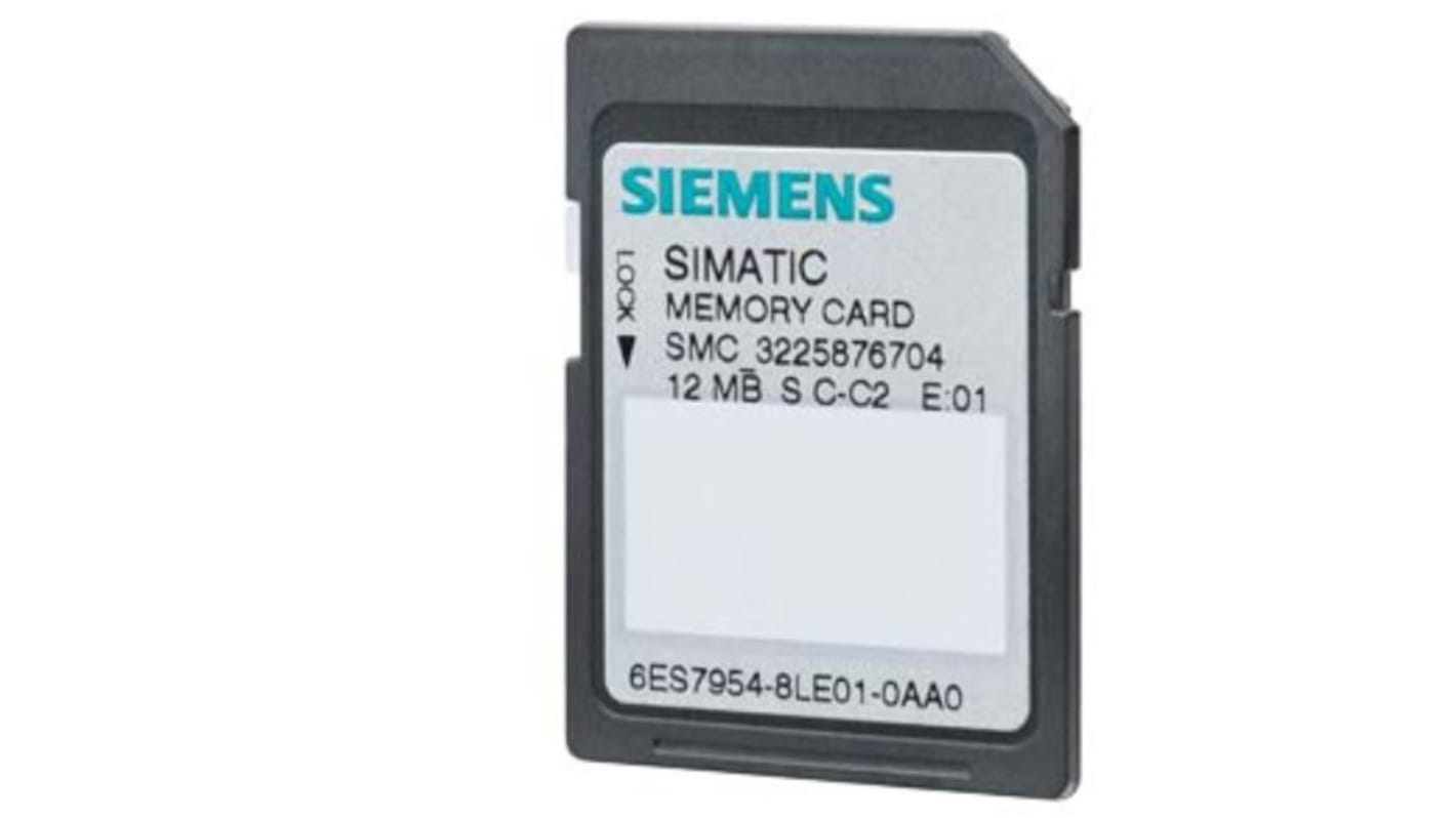 Siemens 6ES7954 Series Memory Card for Use with PLC