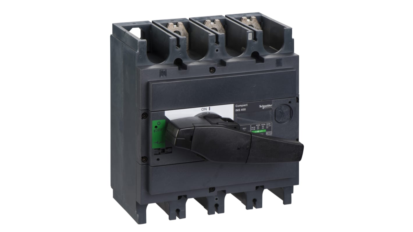 Schneider Electric Switch Disconnector, 3 Pole, 400A Max Current
