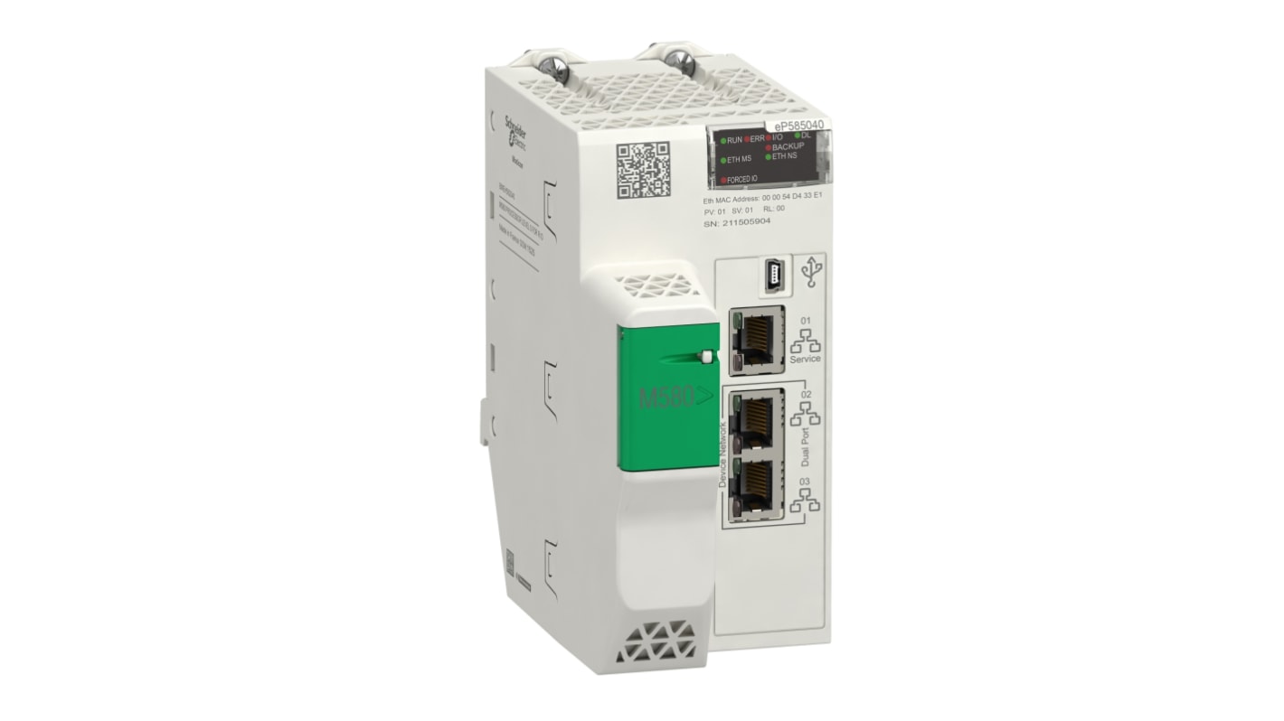 Schneider Electric M580 Series PLC CPU for Use with Modicon M580, Analog, Digital Input