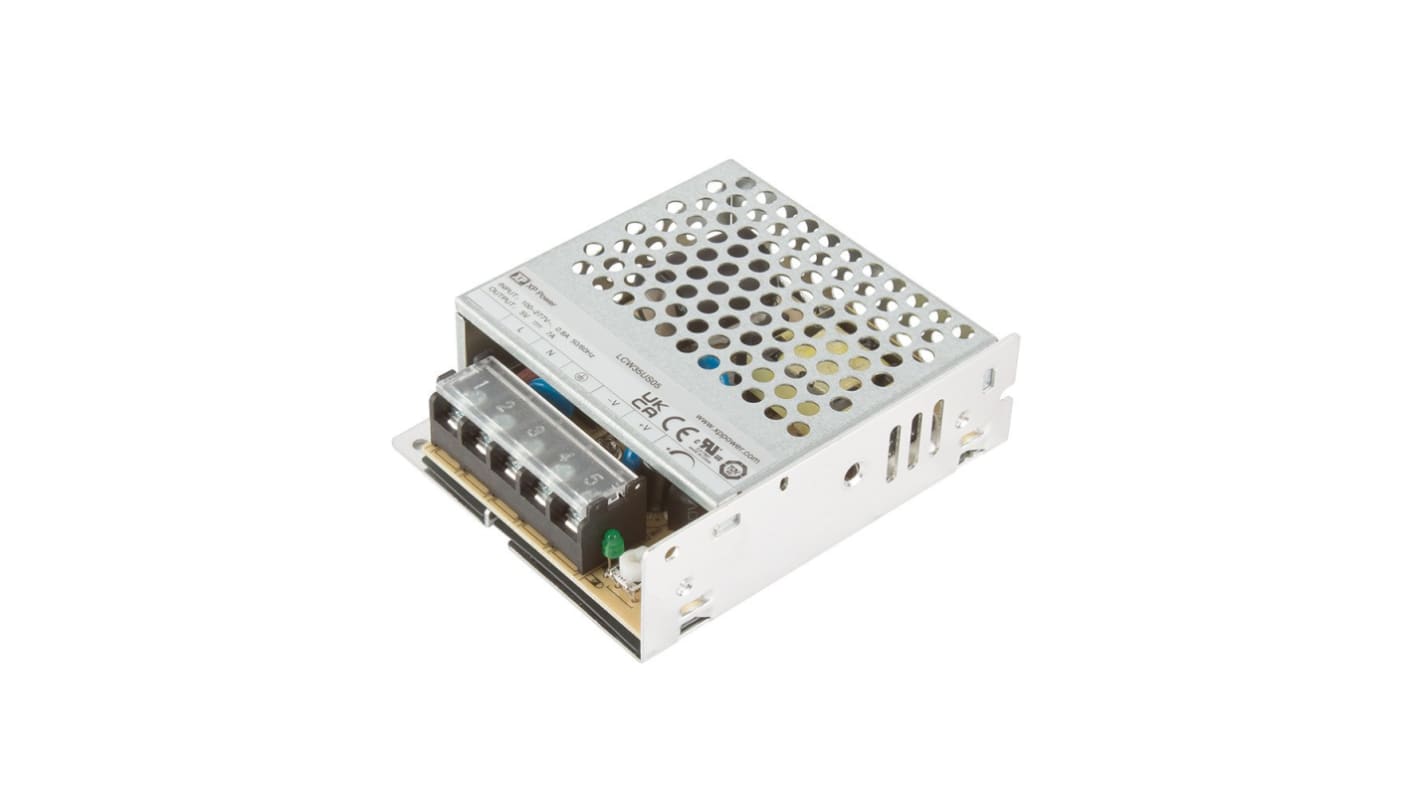 XP Power AC-DC Power Supply, LCW35US12, 12V dc, 3A, 35W, 1 Output, 85 → 305V ac Input Voltage