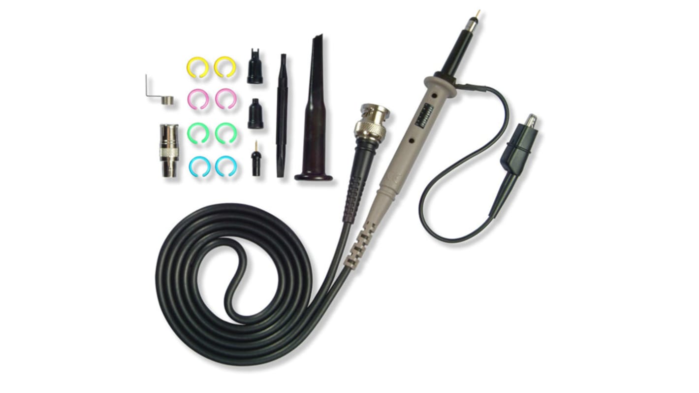 Sefram GE.2521 Oscilloscope Probe, Passive Probe Type, 250MHz, 11, 1