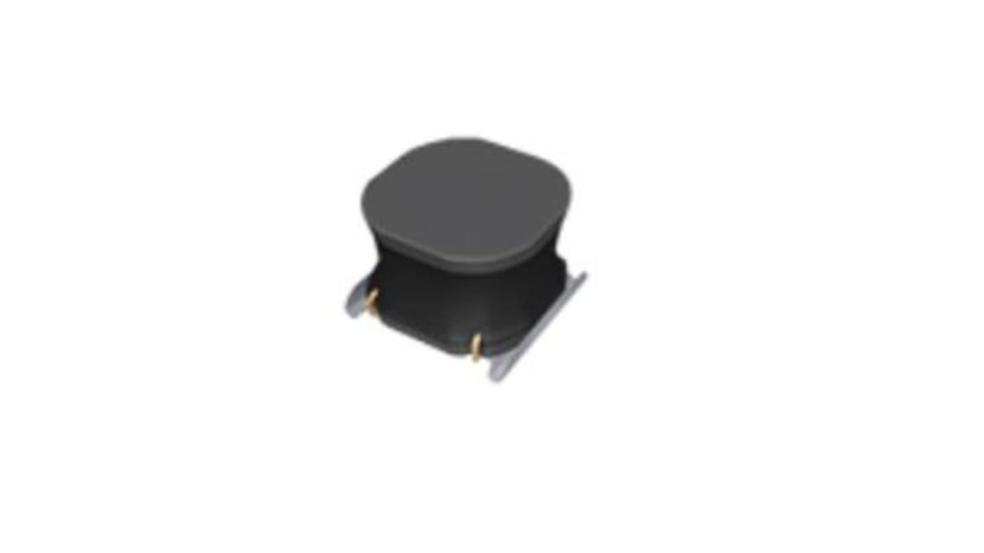 Inductor de montaje en superficie bobinado Murata, 15 μH, 20%, núcleo de Resina magnética, apantallado 2424, 3A Idc,