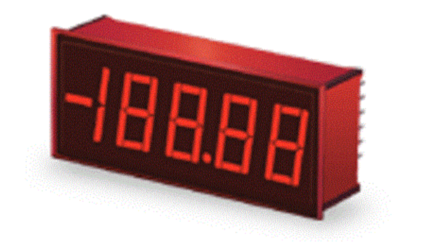 Voltmetro digitale da pannello in c.c. Murata serie DMS-40PC, display LED a 4.5 cifre