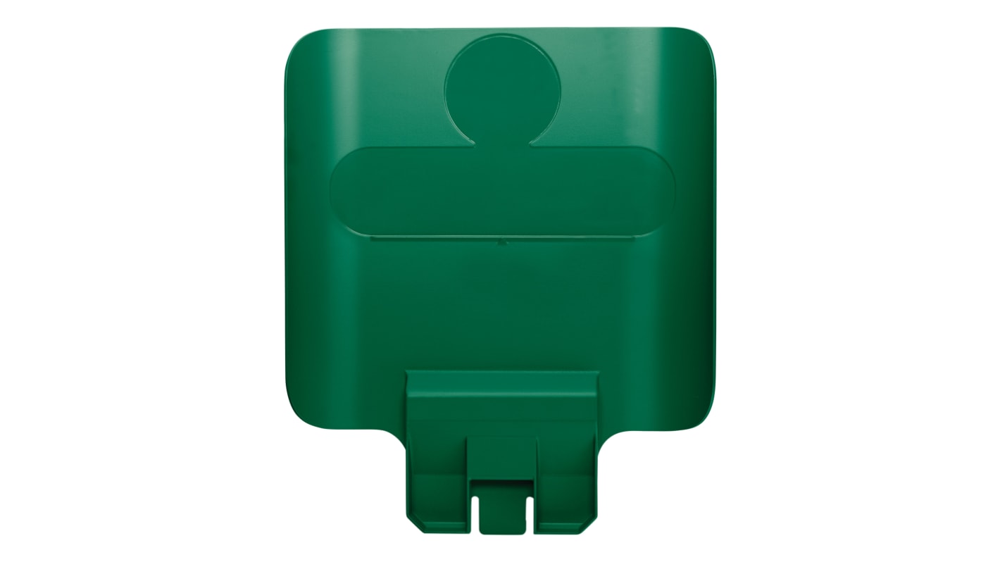 2007908 Rubbermaid Commercial Products Green Resin Waste Bin Lid for and Slim Jim® Recycling