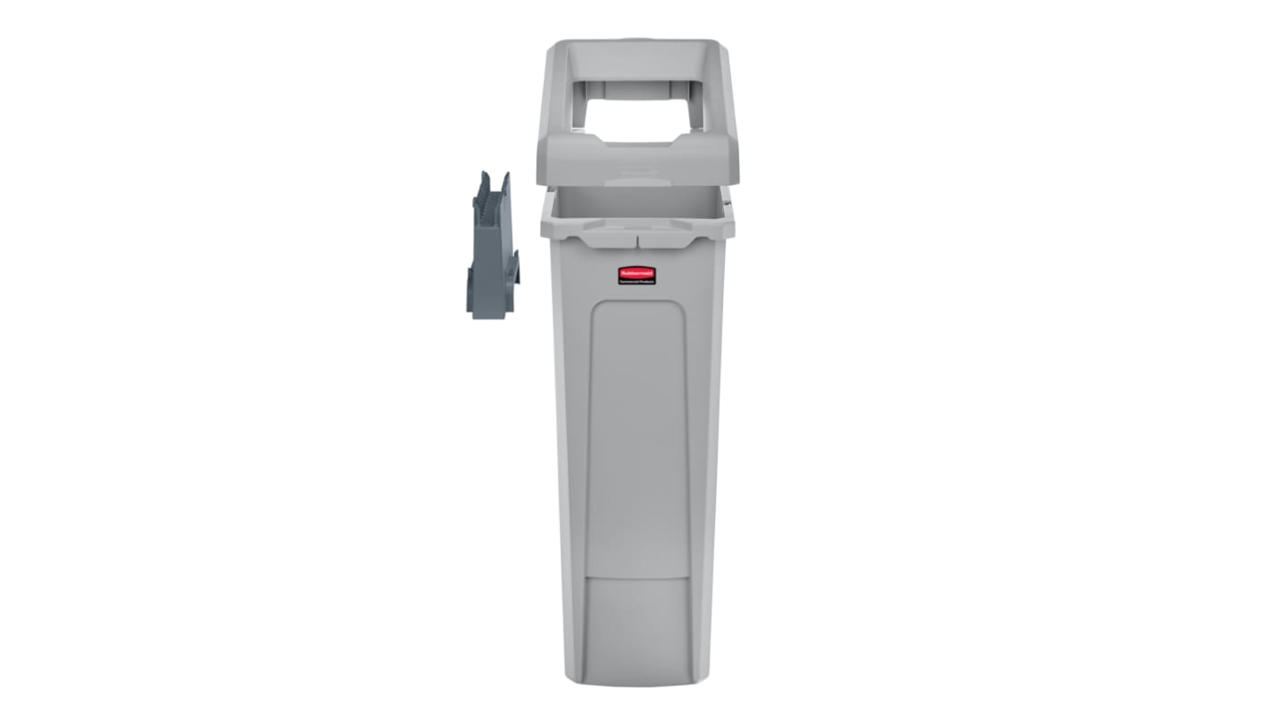 Rubbermaid Commercial Products Rubbermaid 87L Grey Hinged Resin Waste Bin