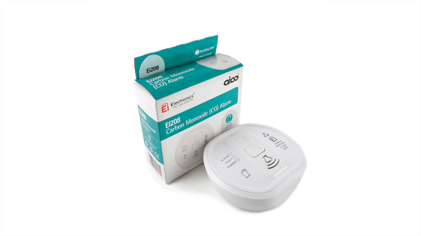 Ei208 Carbon Monoxide (CO) Alarm. Lithium Batt RS