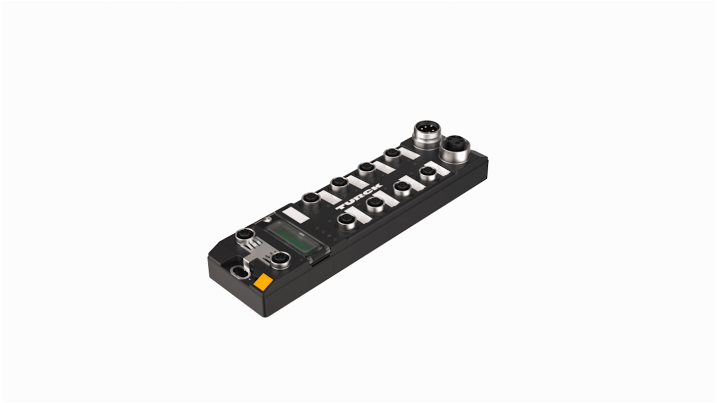 Módulo E/S Turck serie TBEN-L, 16 puertos 5 pines M12, interfaz Ethernet, 24V dc