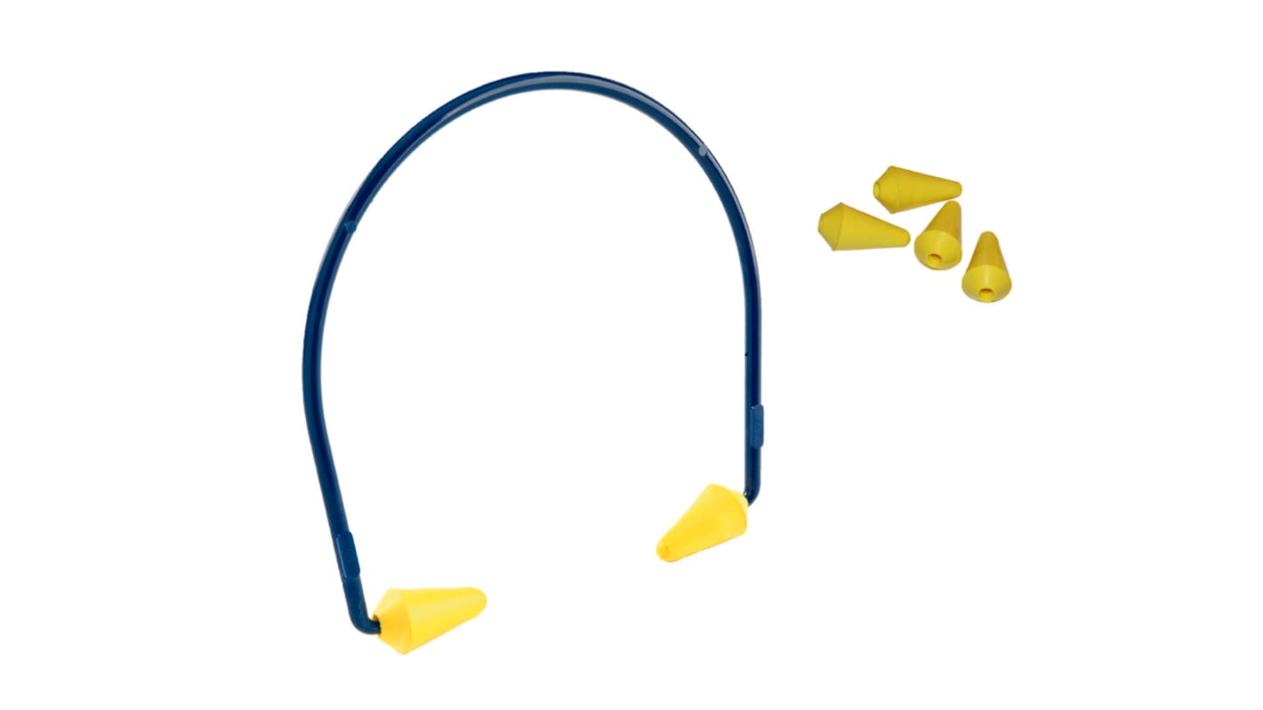 7000089406 3M Caboflex Series Blue, Yellow Reusable Band Ear Plugs