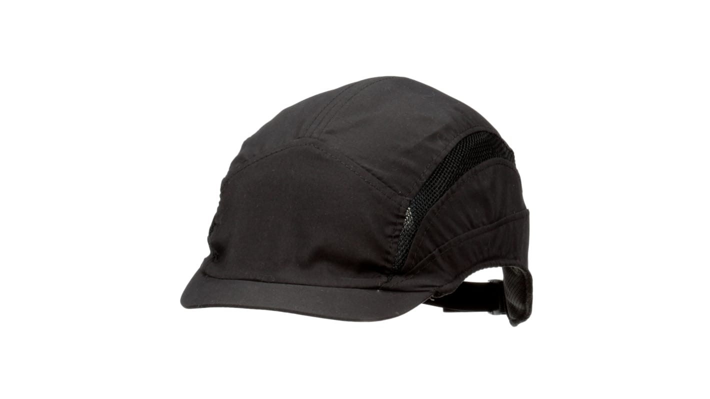 Gorra antigolpes Micro 3M de color Negro, talla 52 → 65cm