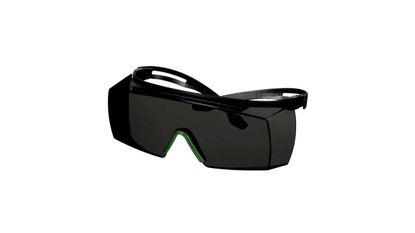 3M 3700 UV Safety Glasses, Grey PC Lens