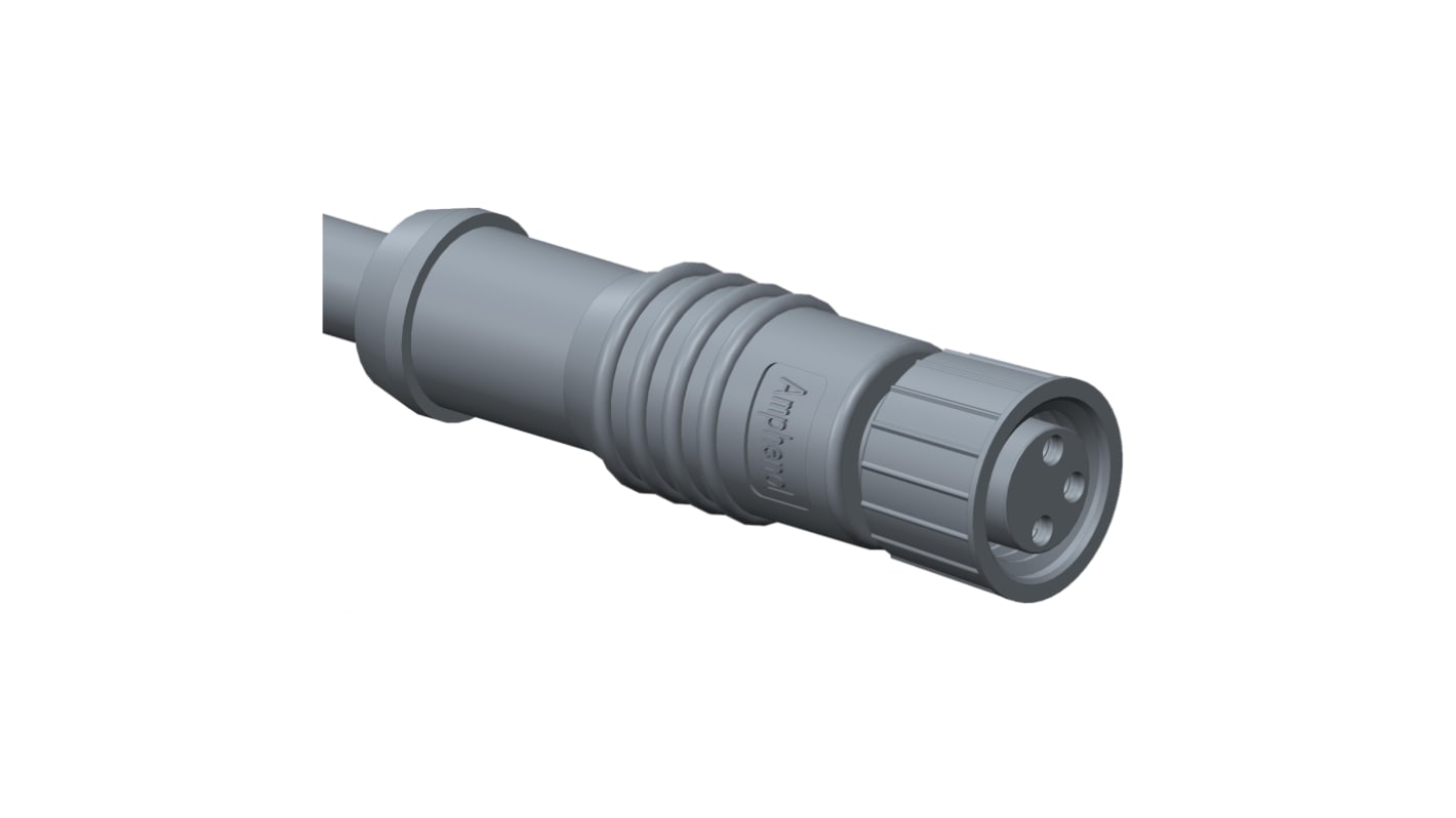 Cavo sensore/attuatore Amphenol Industrial 4 cond. M8 Femmina, L. 1m