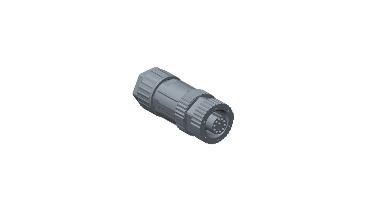 Amphenol Industrial Circular Connector, 8 Contacts, Cable Mount, M12 Connector, Socket