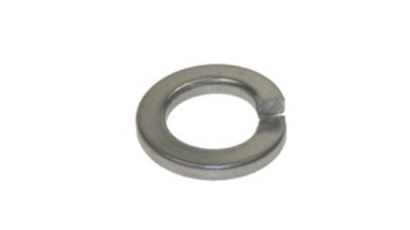 RS PRO Unterlegscheiben für M3 Schrauben AISI 301 Rechteckfeder, 0.8mm x 3.25mm x 6.2mm, Edelstahl