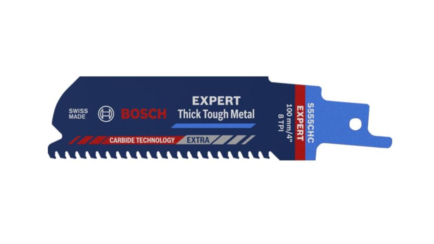 2608900364 Bosch, 8 Teeth Per Inch Steel 50mm Cutting Length Reciprocating Saw Blade, Pack of
