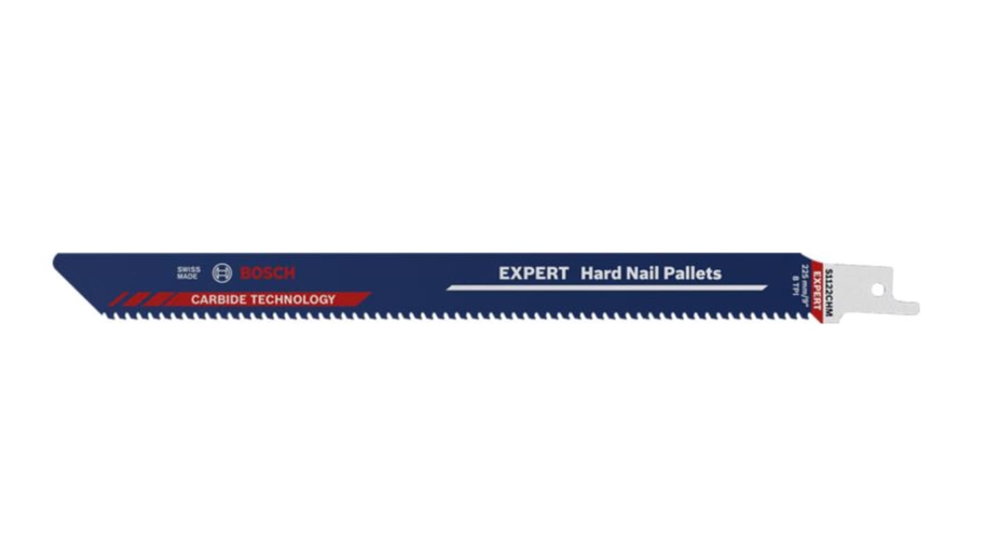 Bosch, 8 Teeth Per Inch Wood 175mm Cutting Length Reciprocating Saw Blade, Pack of 1