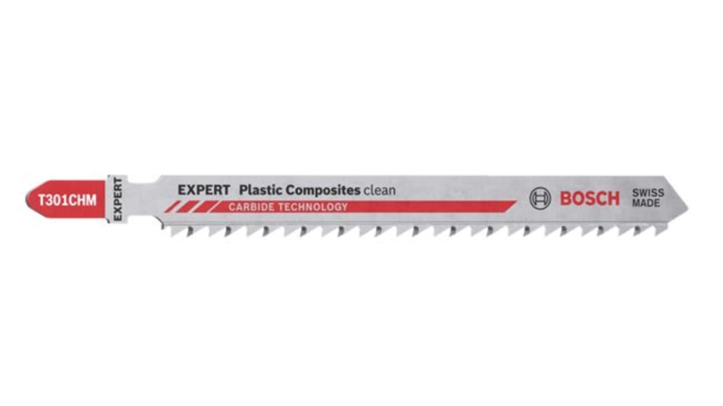 Bosch, 8 Teeth Per Inch Wood 100mm Cutting Length Jigsaw Blade, Pack of 3