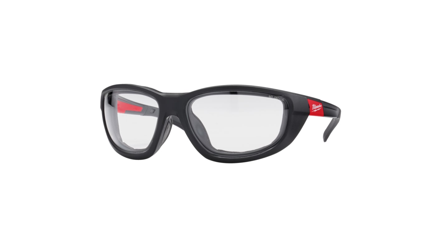 Milwaukee Anti-Mist UV Safety Glasses, Clear PC Lens