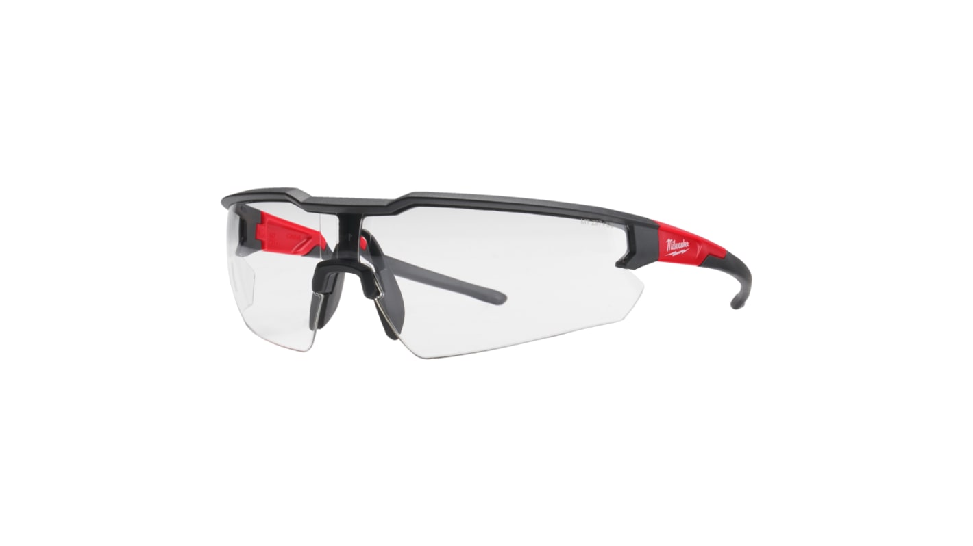 Lunettes de protection Milwaukee Incolore antibuée, Résistant aux rayures, protection UV 400