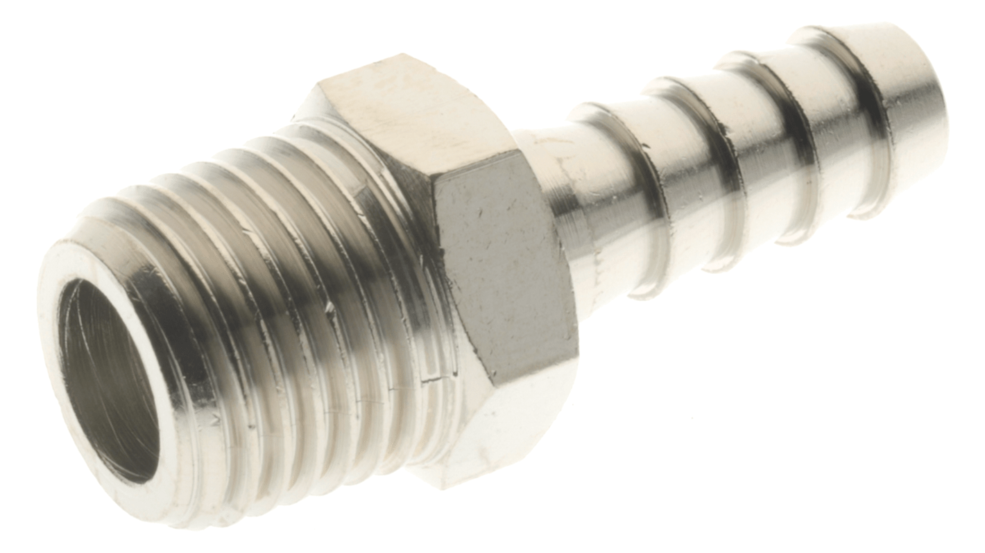 RS PRO Hose Connector, BSPT 3/8in 8mm ID, 75 bar RS