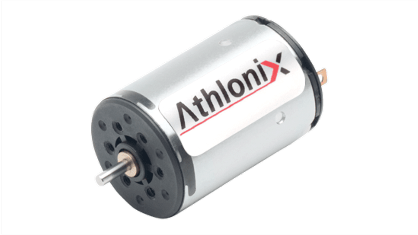 Portescap Brushed DC Motor, 1.3 W, 24 V dc, 0.00249 Nm, 8022 rpm, 1.5mm Shaft Diameter