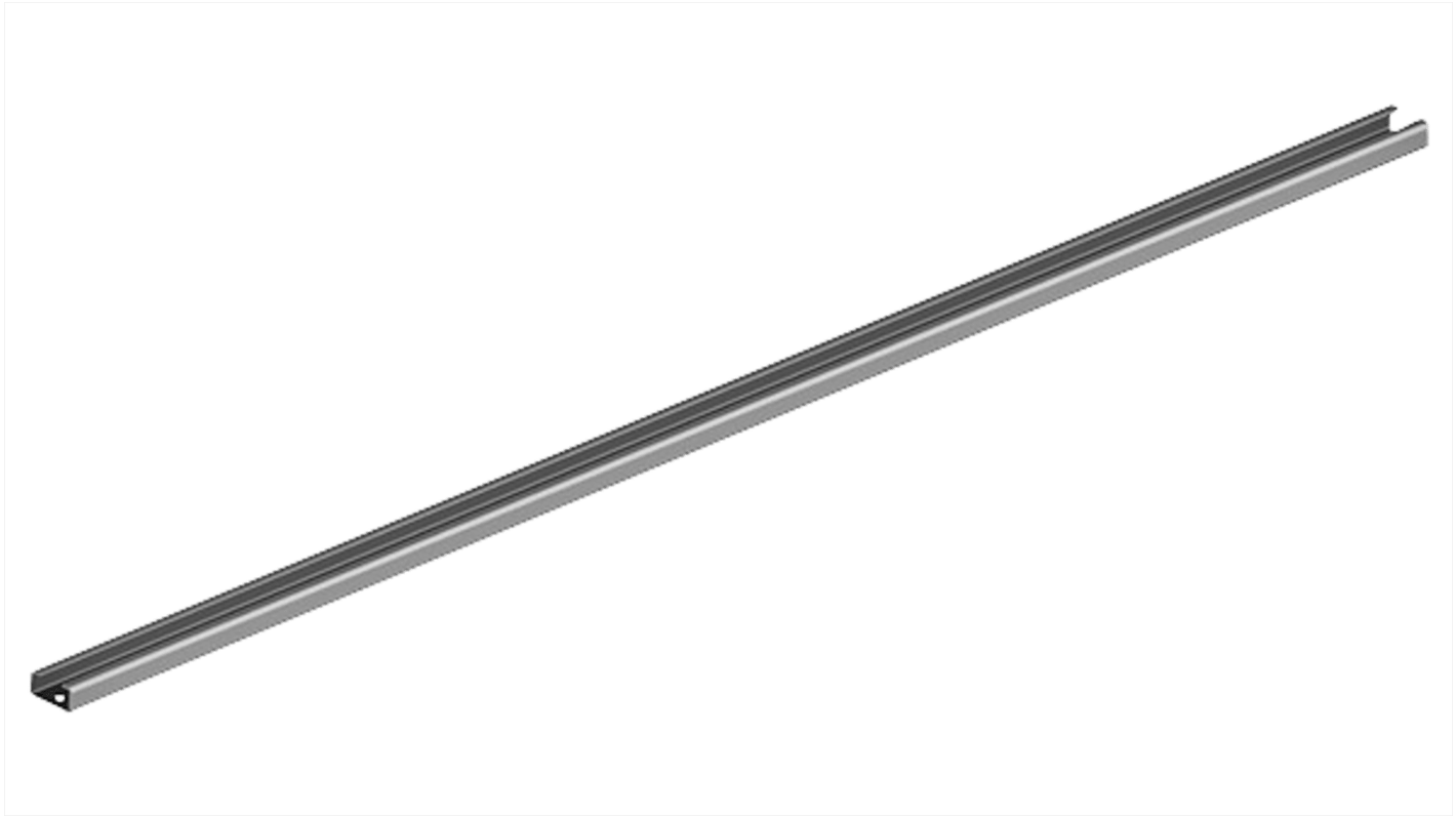 Carril DIN Sin perforar Siemens x 500mm, rail simétrico