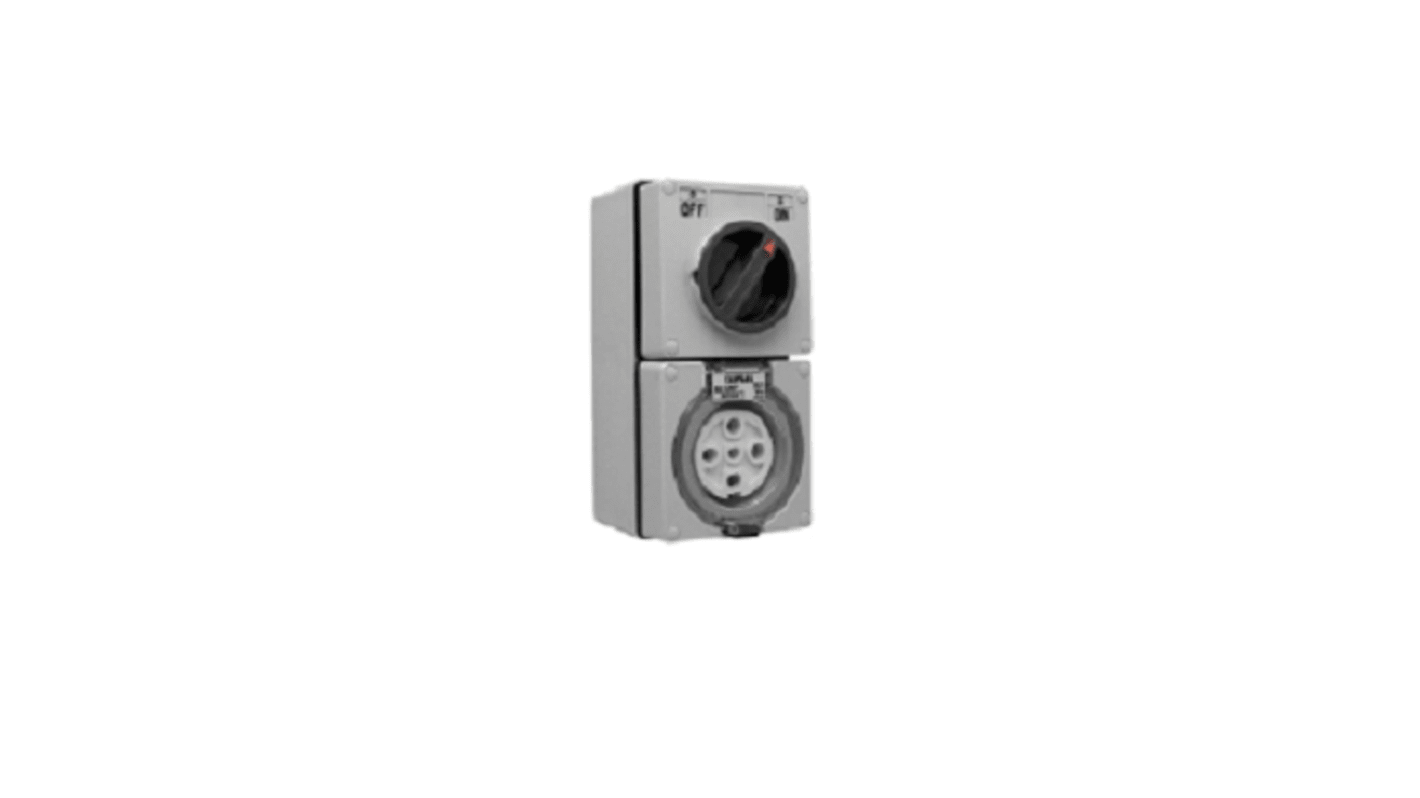 Clipsal Electrical New Zealand / Australian Mains Sockets, 40A, Surface Mount, 500 V ac