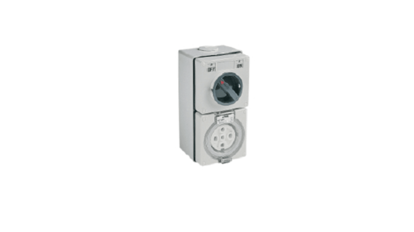 Clipsal Electrical New Zealand / Australian Mains Sockets, 50A, Surface Mount, 500 V ac