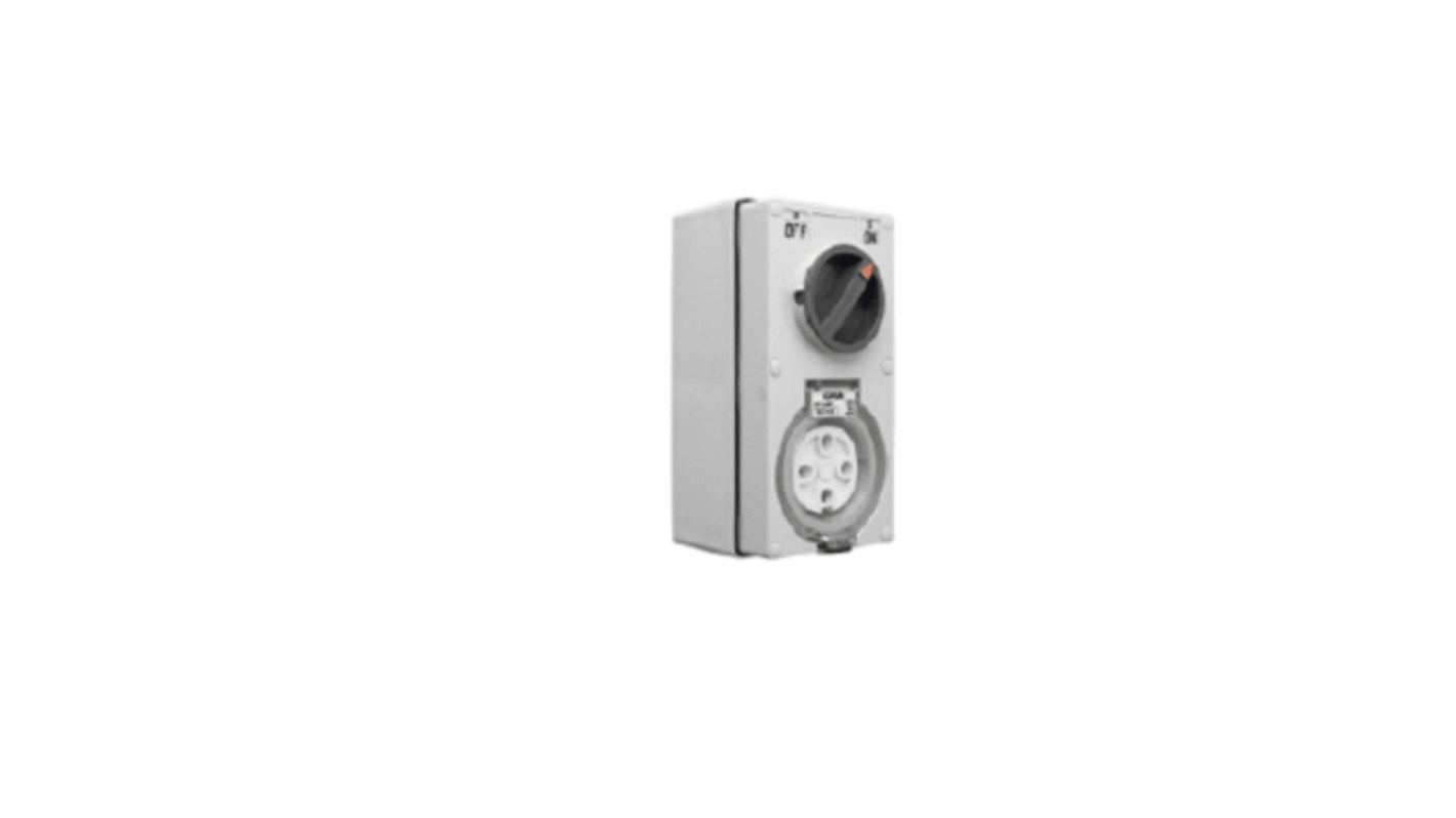 Clipsal Electrical New Zealand / Australian Mains Sockets, 50A, Surface Mount, 500 V ac