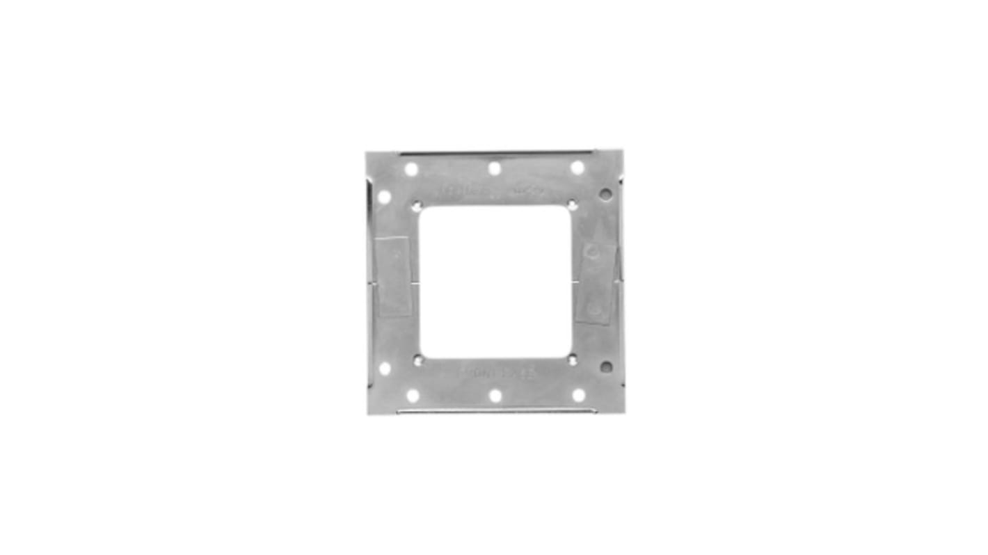 Clipsal Electrical Grey 1 Gang Metal Cover Plate