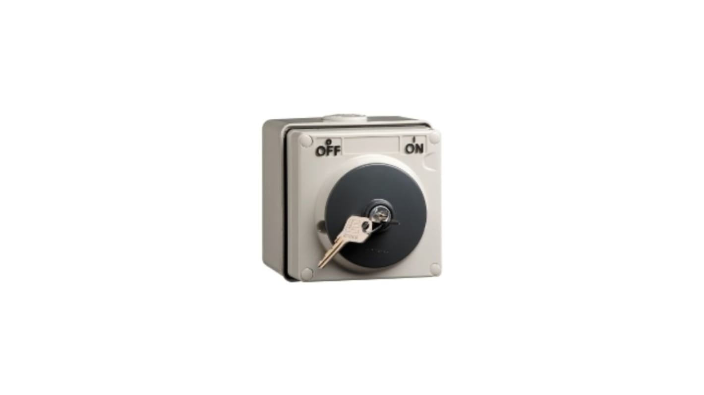 Clipsal Electrical Key Switch - 2 Positions