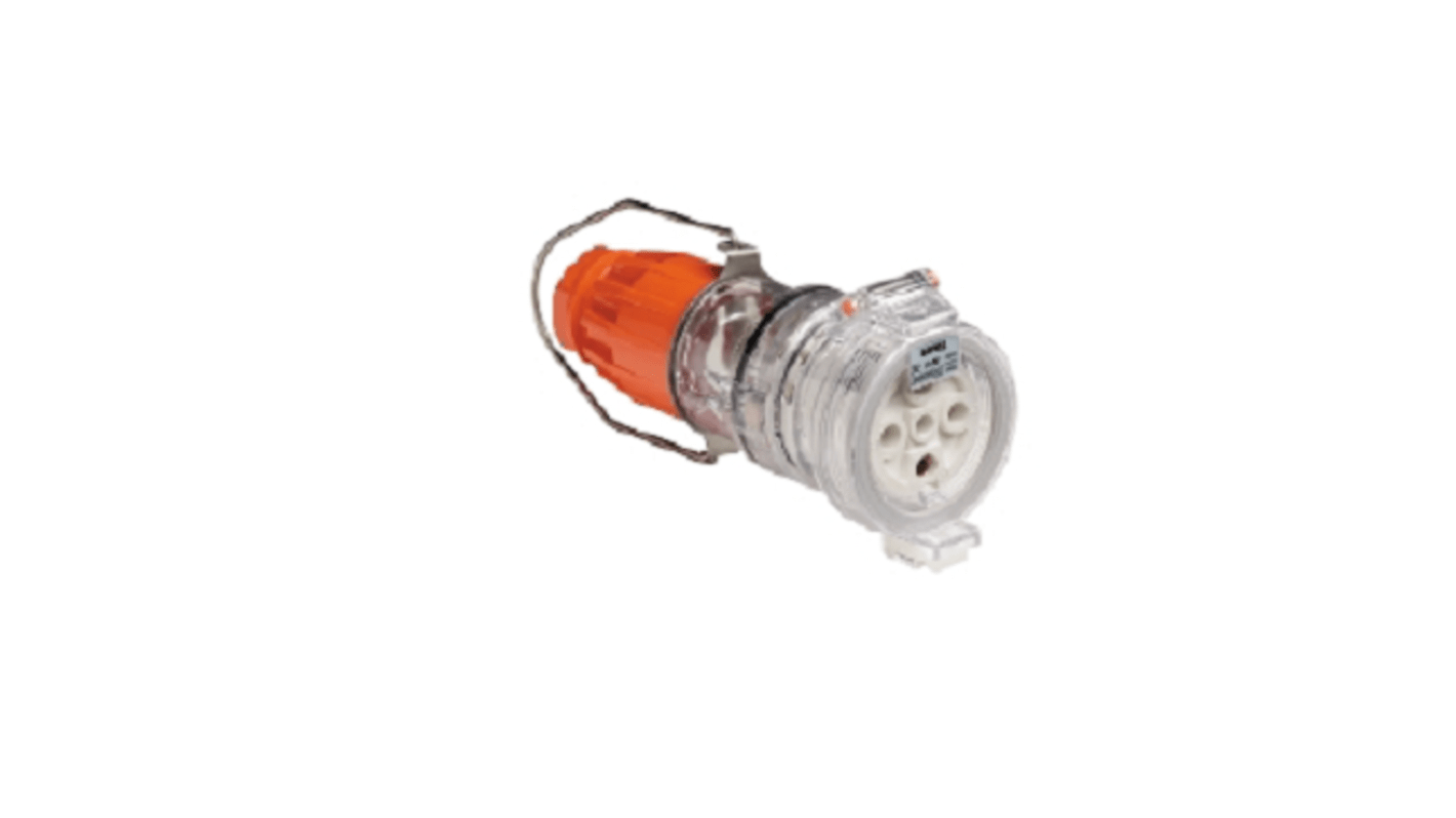 Clipsal Electrical, 56 Series IP66 Orange 3P + N + E Closure Plug, Rated At 32A, 500 V