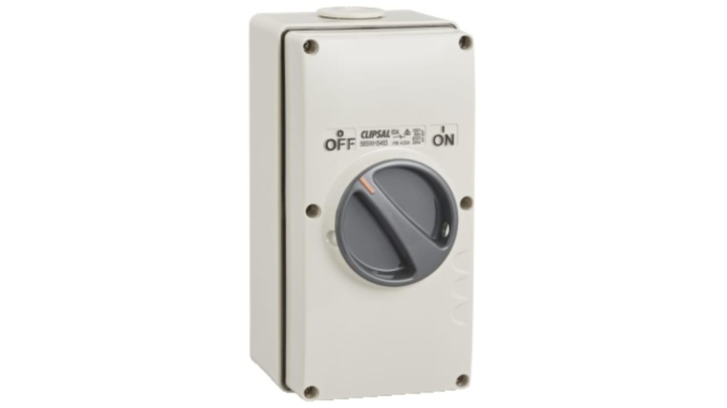 Clipsal Electrical 4 Pole Surface Mount Isolator Switch -, IP66