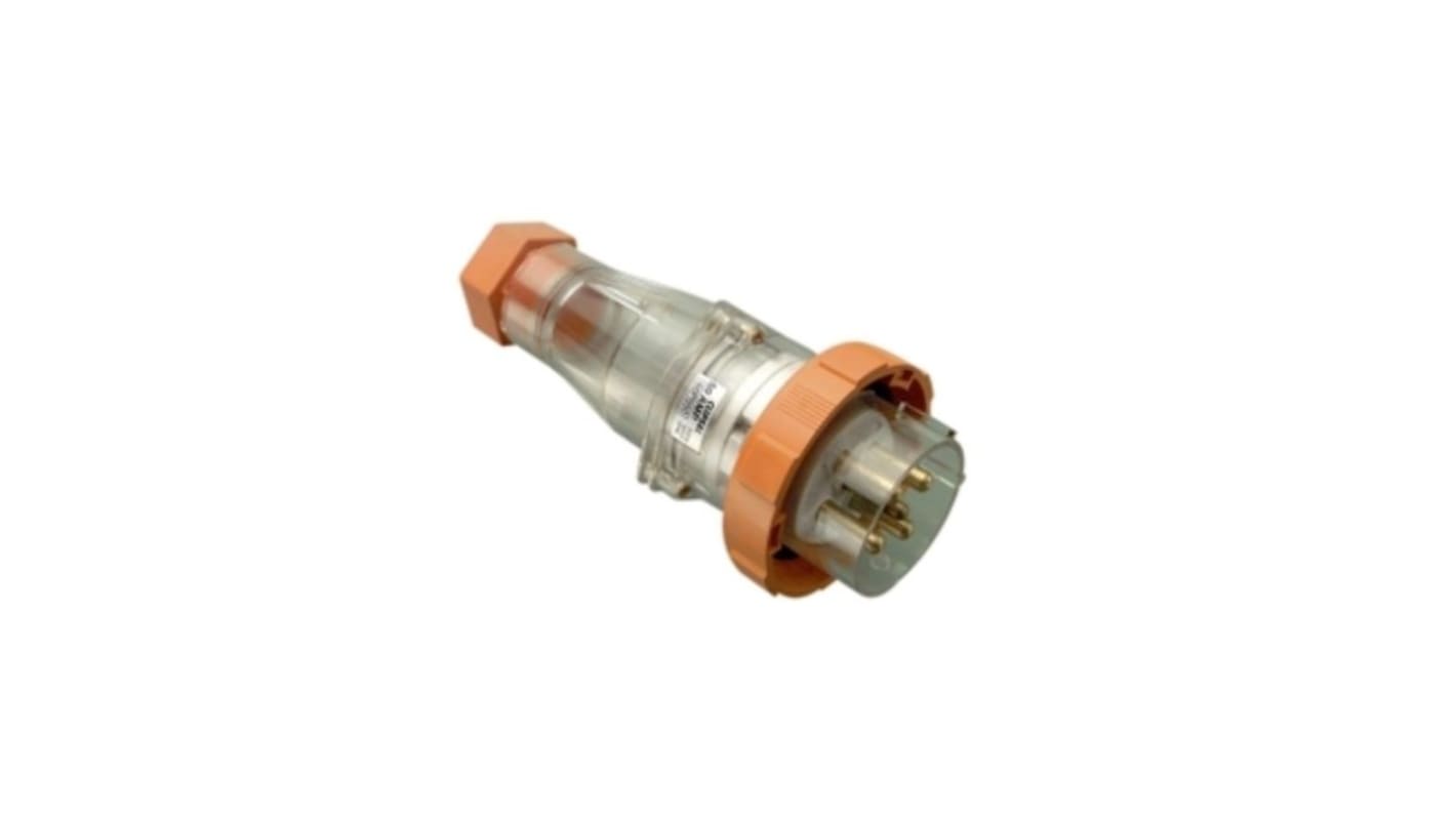 Clipsal Electrical Circular Connector, 5 Contacts, Surface Mount, Plug, IP66, 66P Series