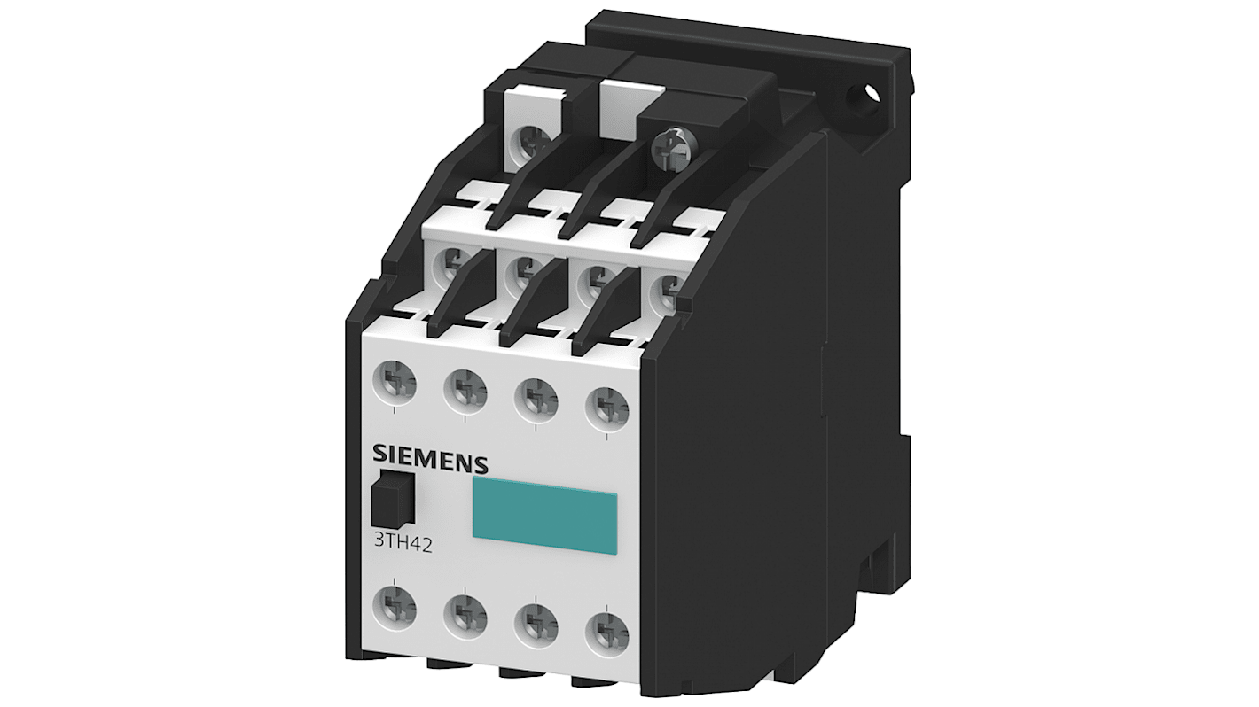 Relè contattore Siemens, 6NO + 2NC, 10 A, bobina 42 V AC, 50 V AC