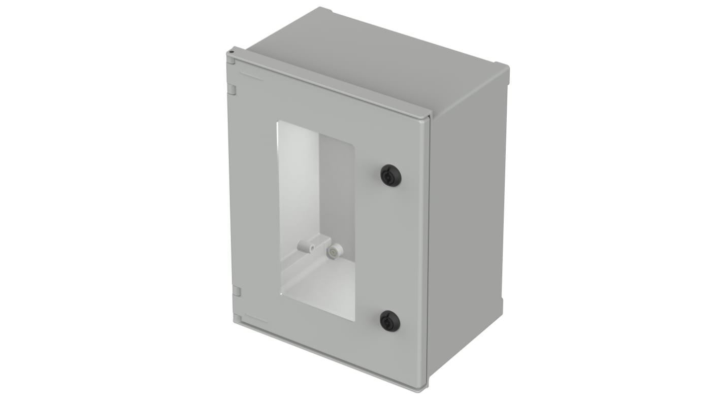 Caja de pared Bopla Polysafe de Poliéster Reforzado con Fibra de Vidrio Gris claro, 400 x 300 x 200mm, IP66