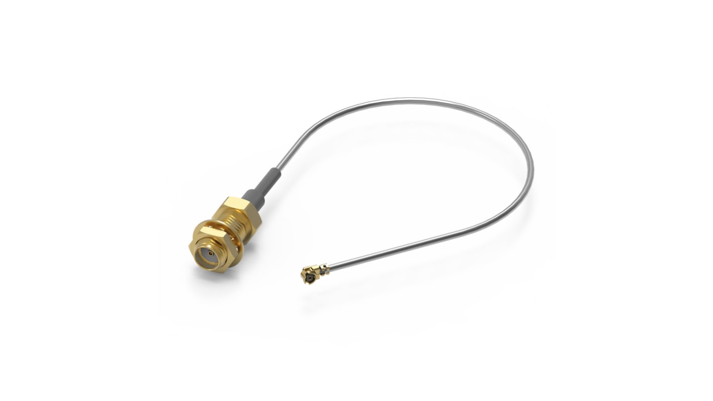 Wurth Elektronik Female SMA to Male UMRF Coaxial Cable, 200mm, Terminated