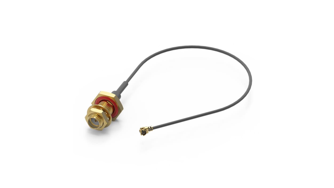 Câble coaxial Wurth Elektronik, SMA, / UMRF, 150mm, Noir