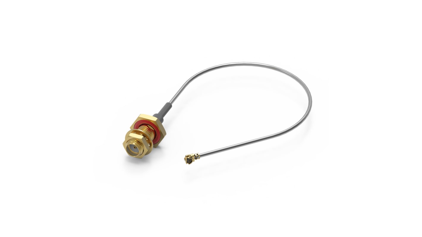 Wurth Elektronik Female SMA to Male UMRF Coaxial Cable, 300mm, Terminated