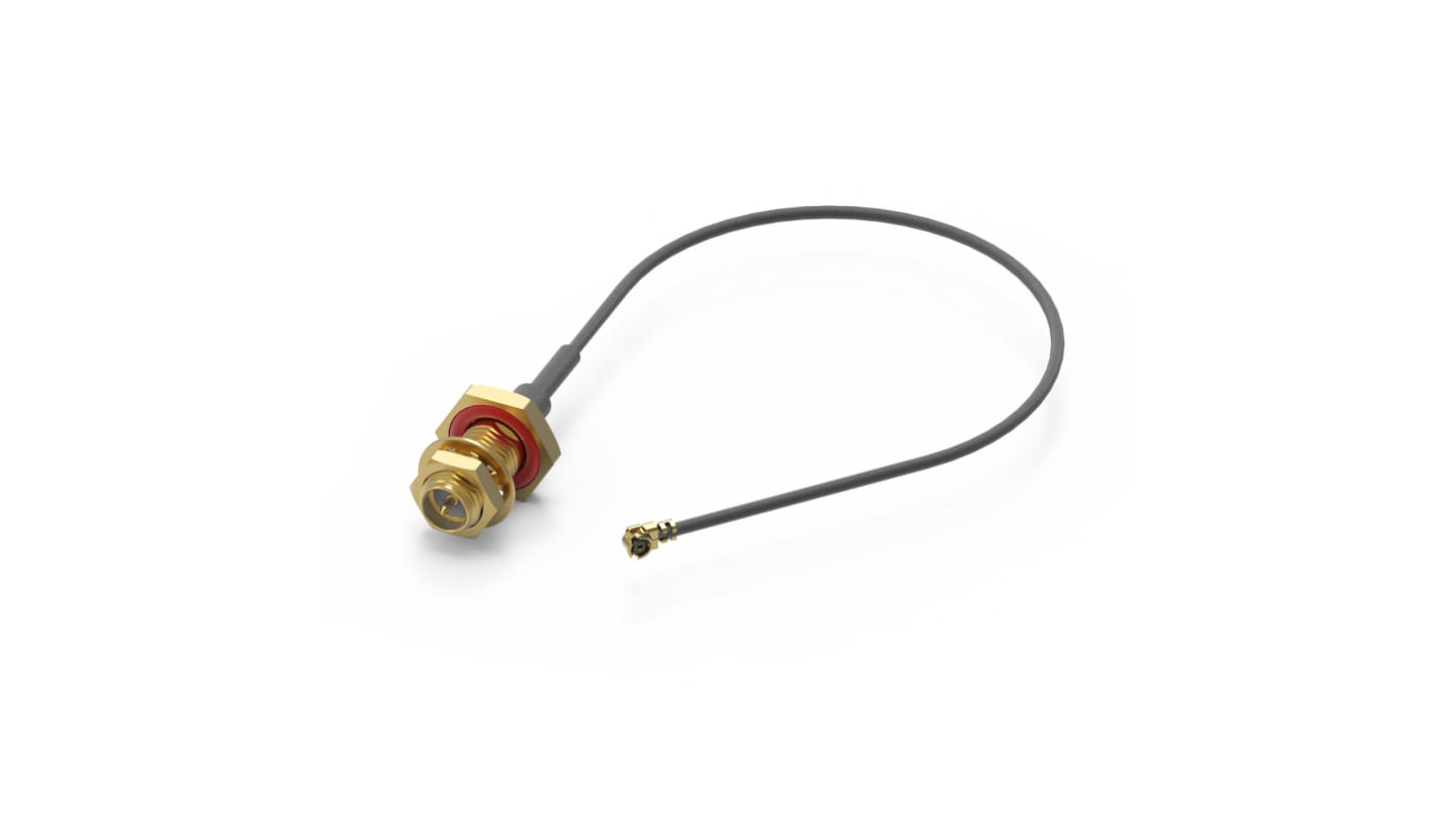 Wurth Elektronik Female RP-SMA to Male UMRF Coaxial Cable, 150mm, Terminated