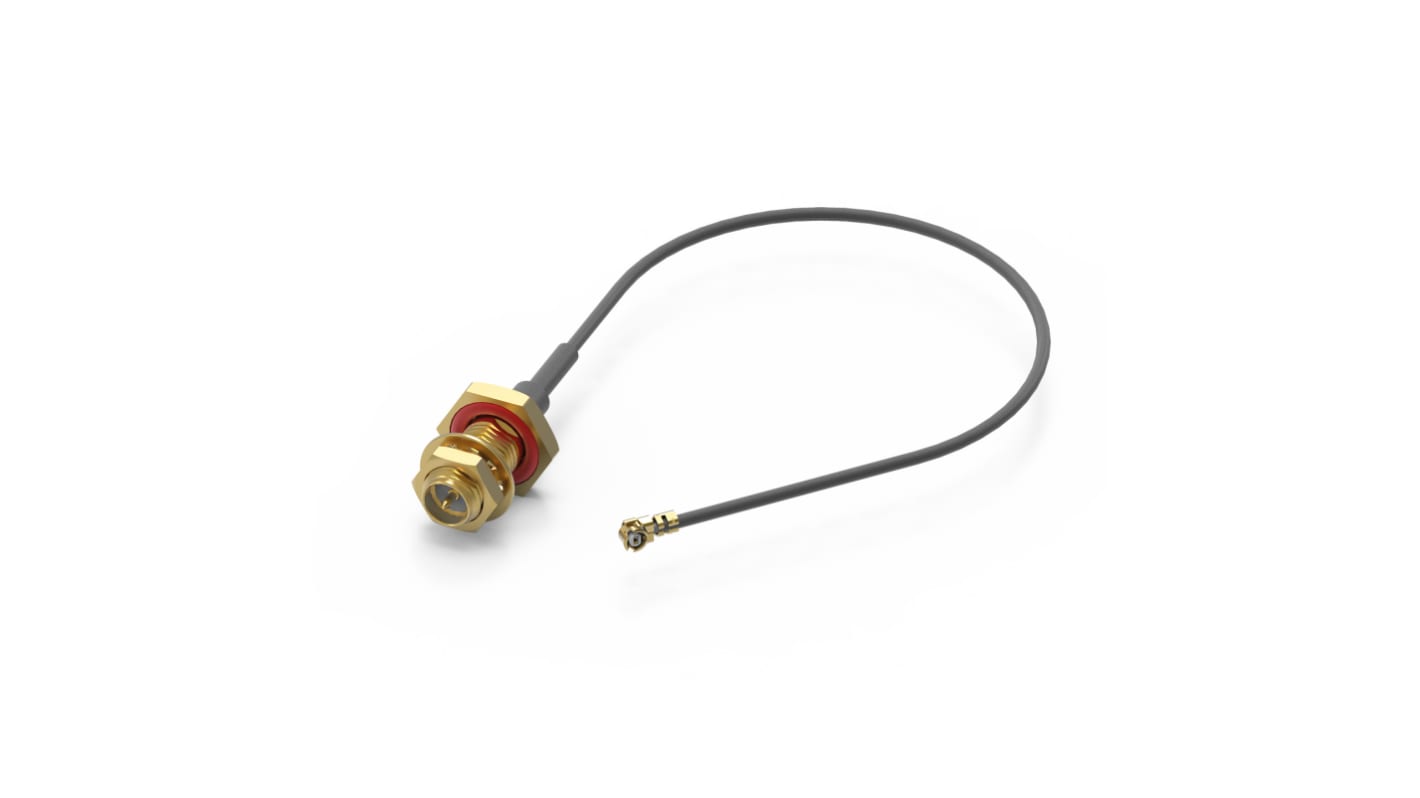 Wurth Elektronik Female RP-SMA to Male UMRF Coaxial Cable, 150mm, Terminated