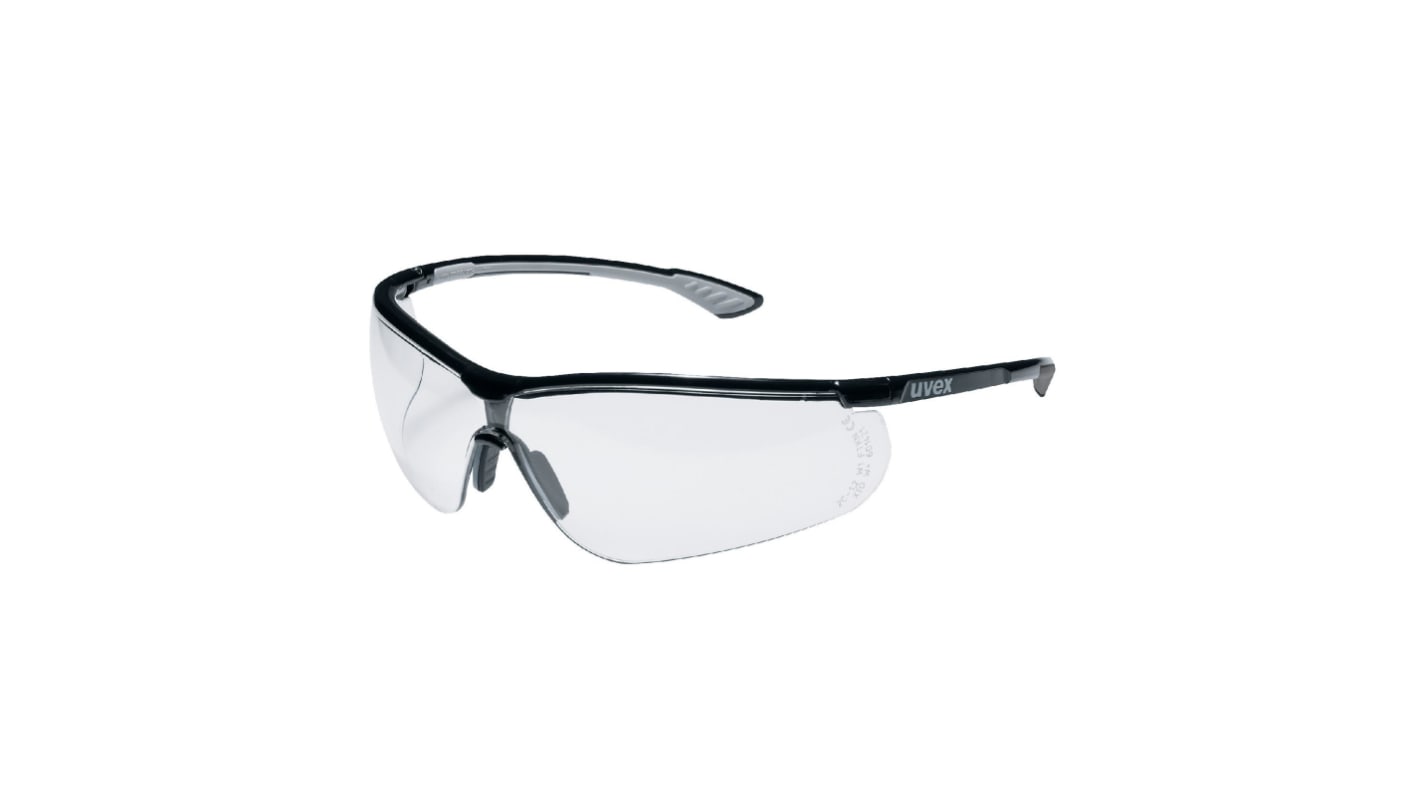 Lunettes de protection Uvex Incolore Polycarbonate antibuée, Résistant aux rayures, protection UV 400